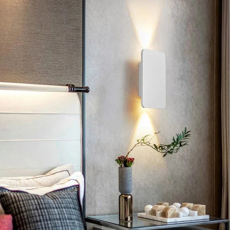 Modern 6W LED Vägglampa - Dubbelhuvud Carvallo