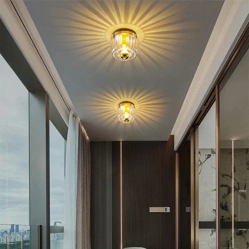 Modern Bauhaus Glass Wall Lamp Carvallo