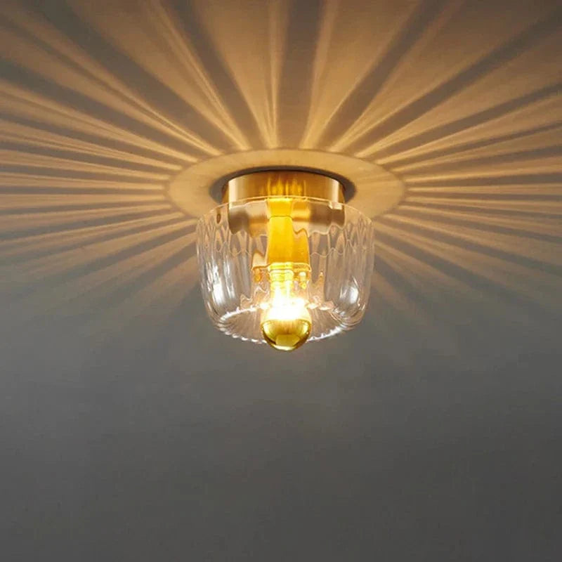 Modern Bauhaus Glass Wall Lamp Carvallo