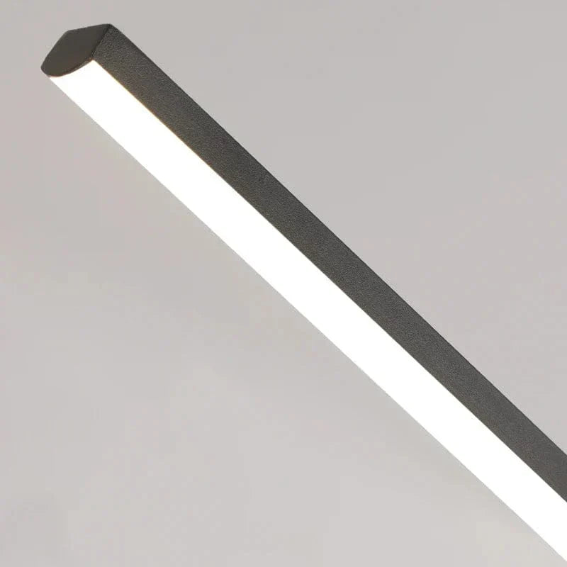 Modern svart taklampa med justerbar höjd – minimalistisk design - aluminium och silikon - perfekt för kök och matsal Carvallo