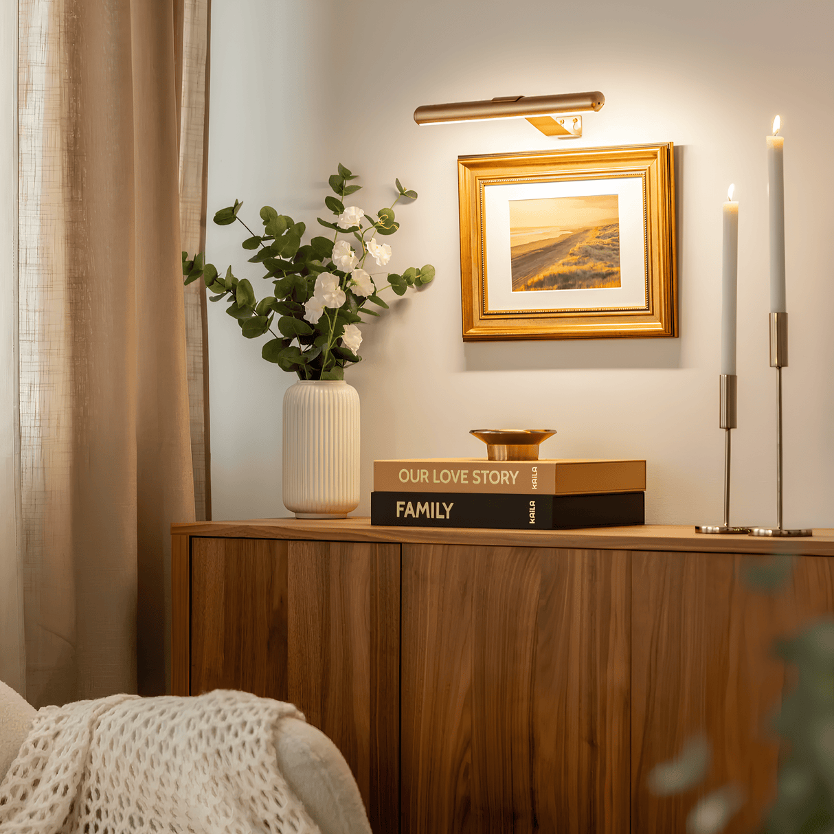 Modern Trådlös Vägglampa – Snygg Design Carvallo