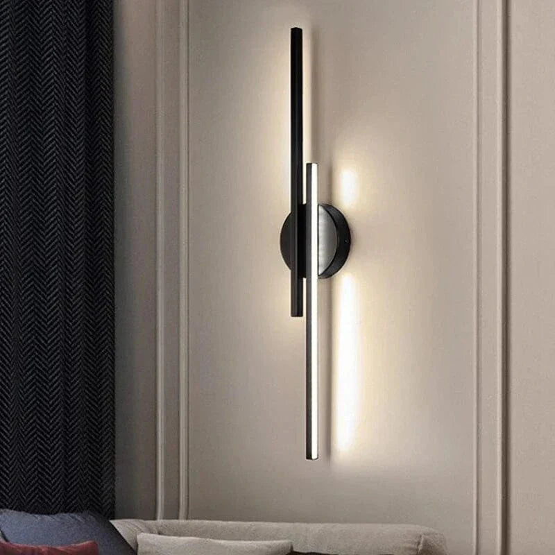 Modern minimalist dual-line LED vägglampa Carvallo