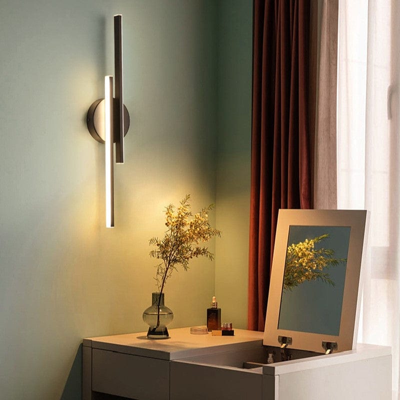 Modern minimalist dual-line LED vägglampa Carvallo