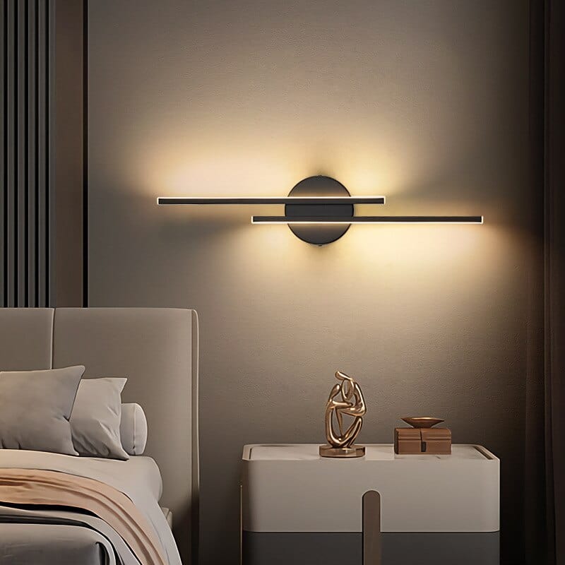 Modern minimalist dual-line LED vägglampa Carvallo