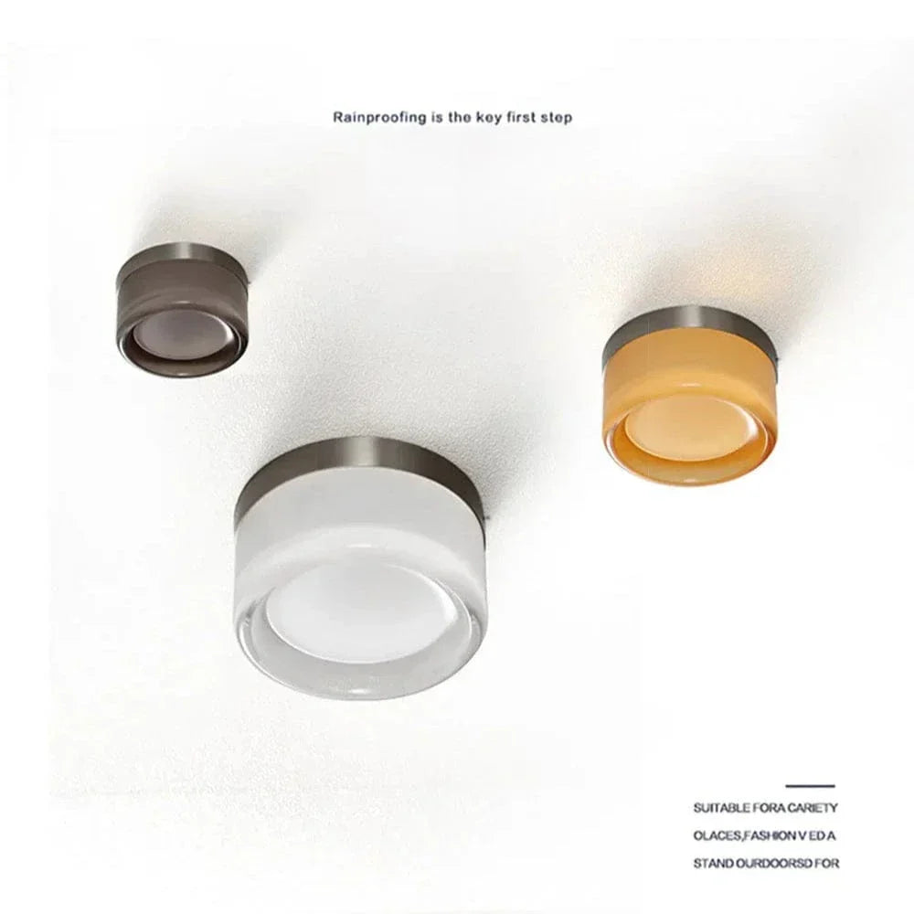 Modern glas skugga LED vägglampa Carvallo