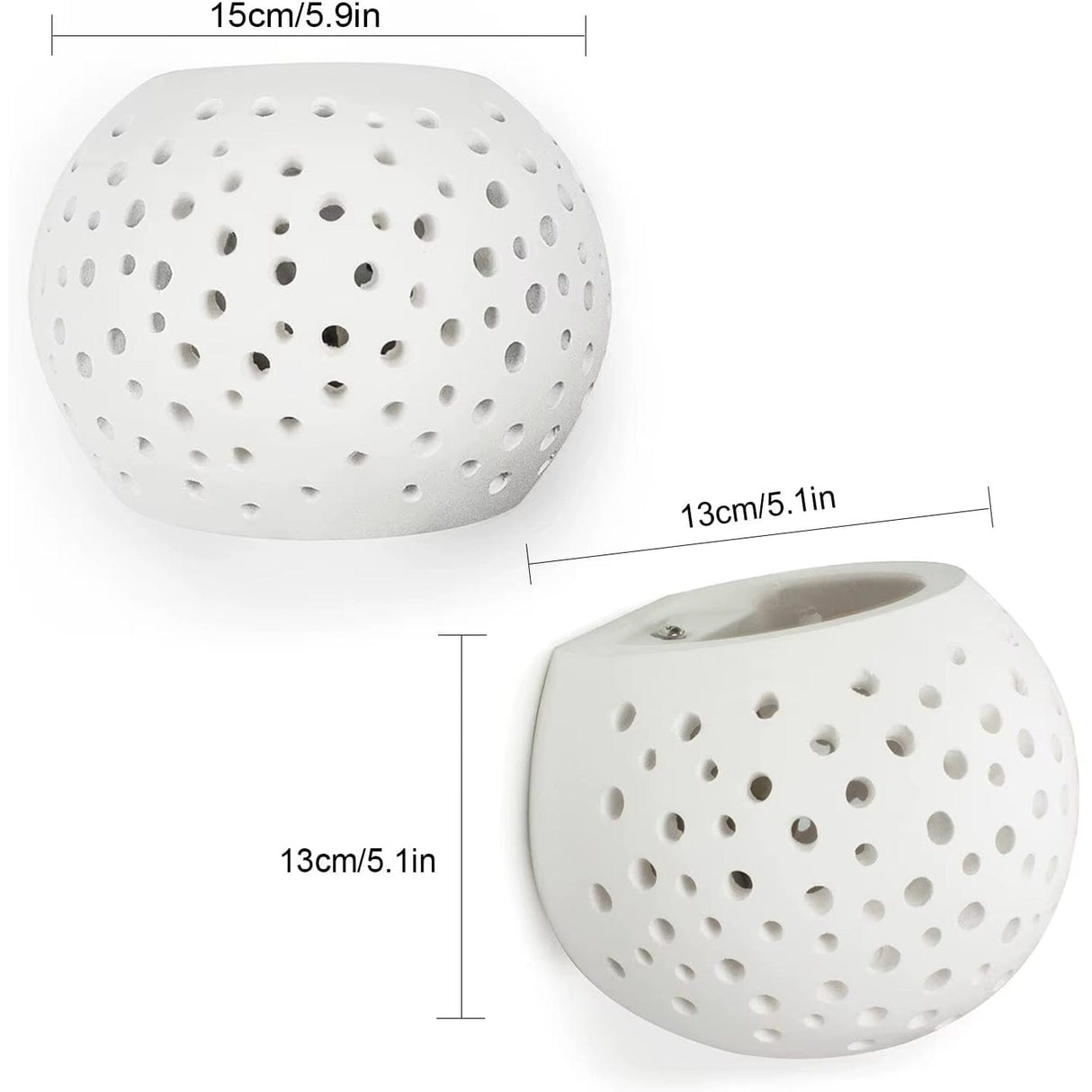 Modern Gips Vägglampa - Inomhus Vägglampa - G9 LED Kompatibel - Justerbar Stil - Vintage/Industri - 60W Maximalt Wattantal Carvallo