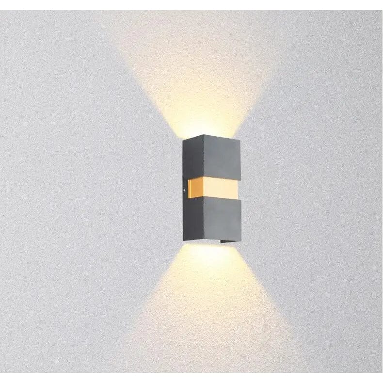 Modern LED Vägglampa Med Justerbar Strålvinkel – Vattentät - 10W - Kall/Varm Vit - Inomhus/Utebruk - IP65 Bedömd Carvallo