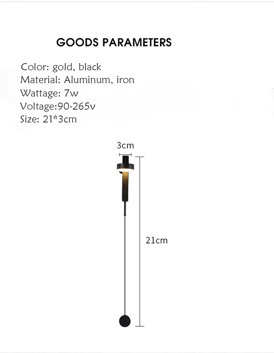 Moderna LED Vägglampor Rotera Väggsconces Carvallo