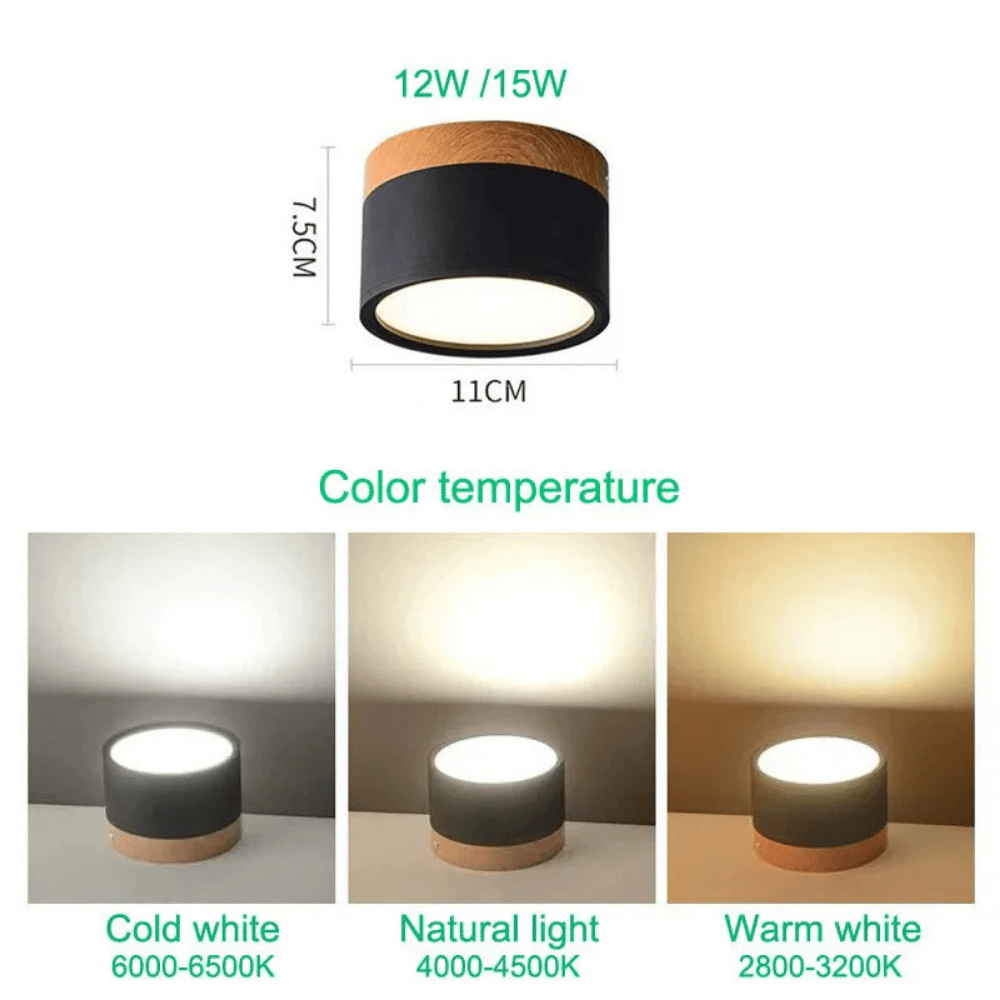 Modern yta monterad LED nerljus Carvallo