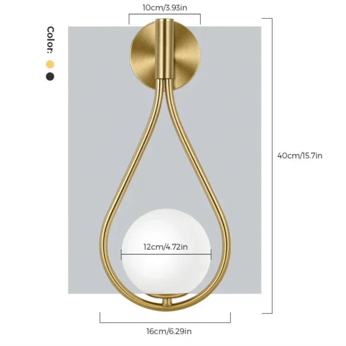 Nordisk Glas Vägglampa - G9 LED Carvallo