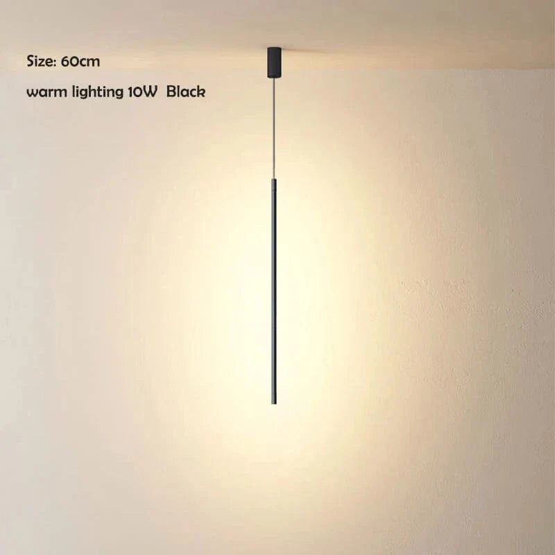 Nordisk LED Lång Hängande Krona för Vardagsrum och Sovrum – Stilren Vägg- och Golvbelysning Carvallo