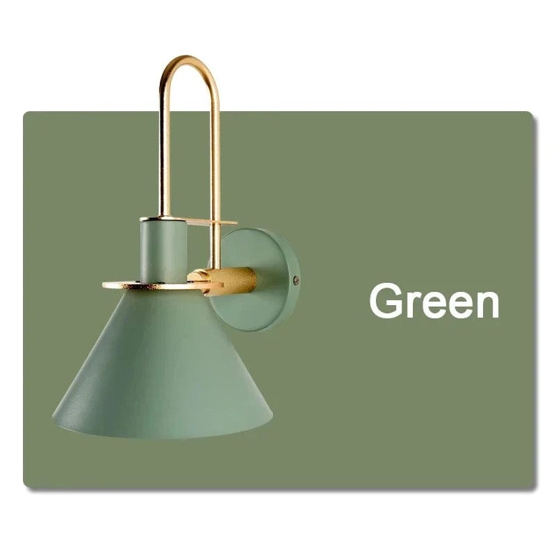 Nordisk Vägglampa med 350° Rotation och Vridomkopplare för Sängkammare och Hallbelysning - Fast installerad Vägglampa Carvallo