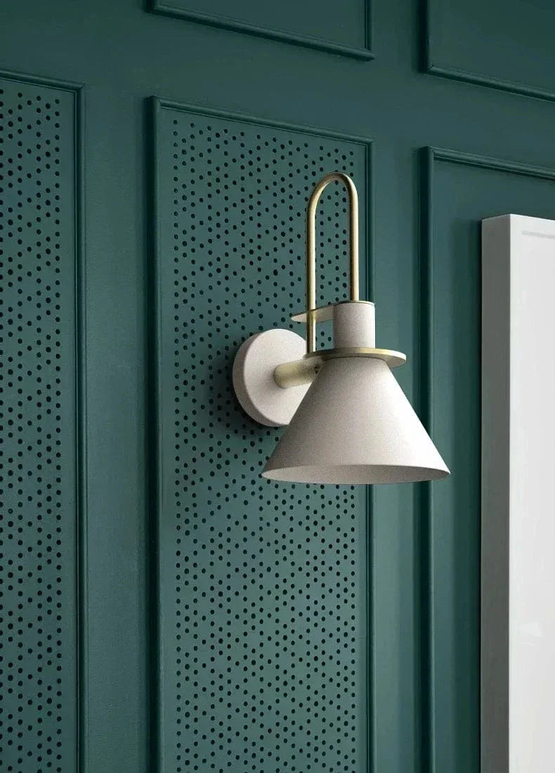 Nordisk Vägglampa med 350° Rotation och Vridomkopplare för Sängkammare och Hallbelysning - Fast installerad Vägglampa Carvallo