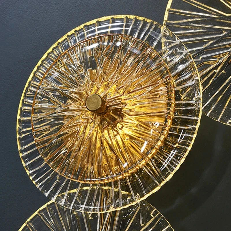 Postmodern glas vägglampa belysning för vardagsrum och gång – elegant vägglampafäste Carvallo