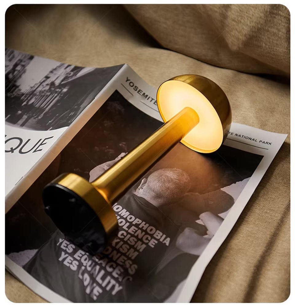 Laddningsbar LED Bordslampa – Sladdlös - Touch Dimming - Modern Design - 3 Färgtemperaturer - Bärbar För Inomhus/Uteanvändning Carvallo