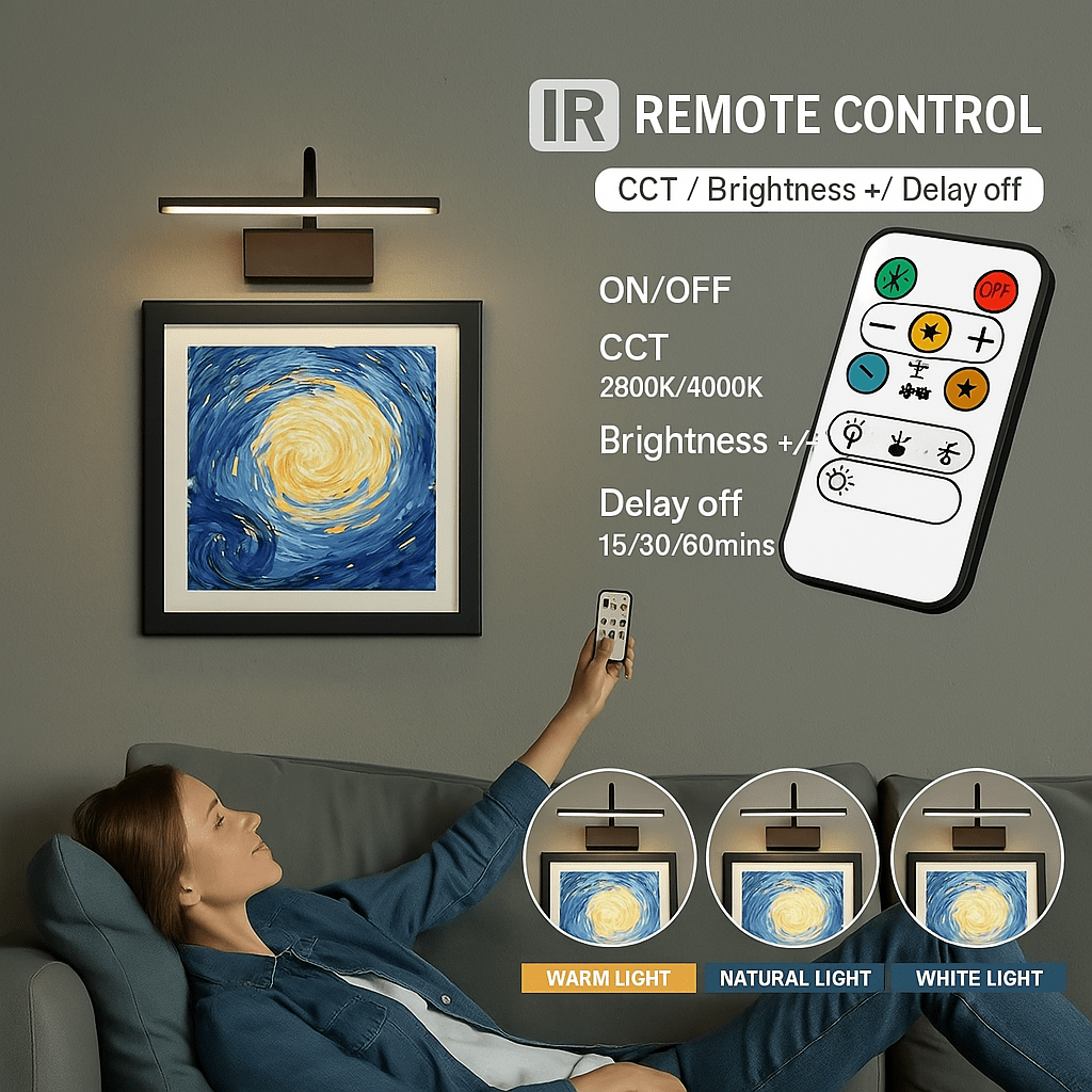 Laddningsbar LED Vägglampa Carvallo