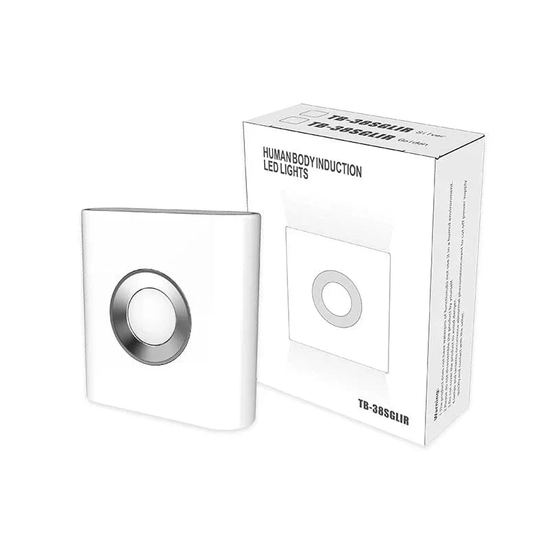 Opladdningsbar Trådlös Rörelsesensor LED Nattlampa – 4-pack för Sovrum, Trappa och Garderob Carvallo