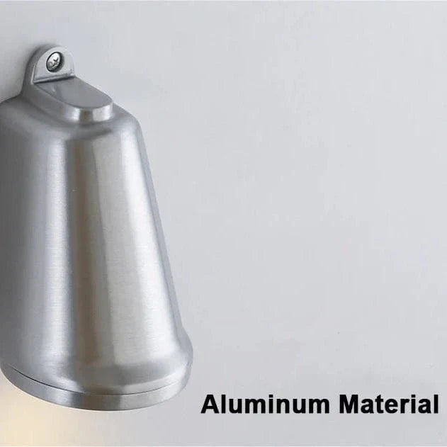 Retro Aluminium Vägglampa – LED Vägglampa i Silver eller Guld för Konstutställningar och Dekorativa Utrymmen Carvallo