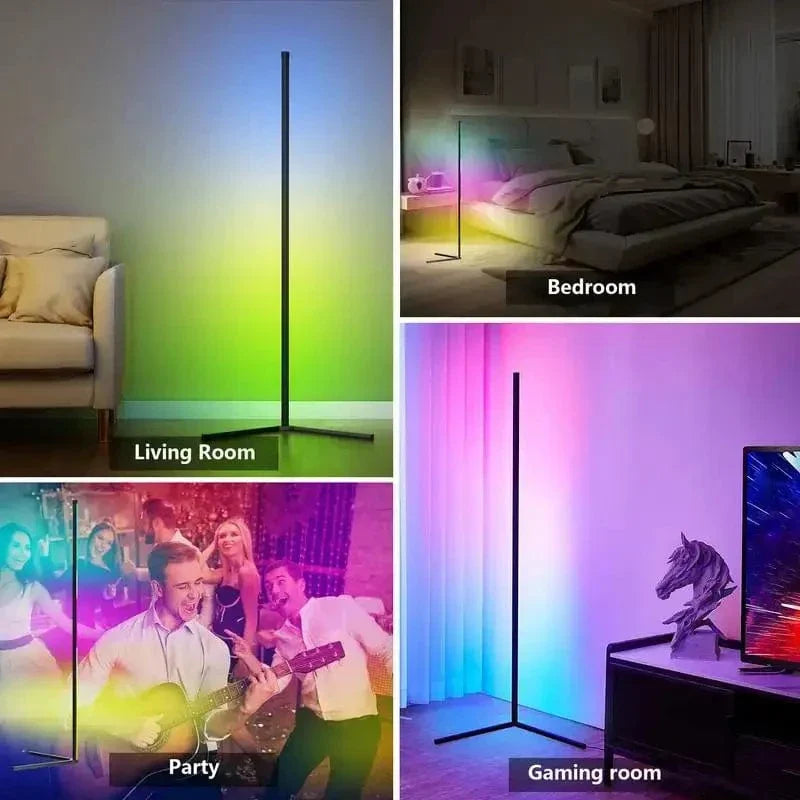 RGB Hörnstående Golvlampa Carvallo