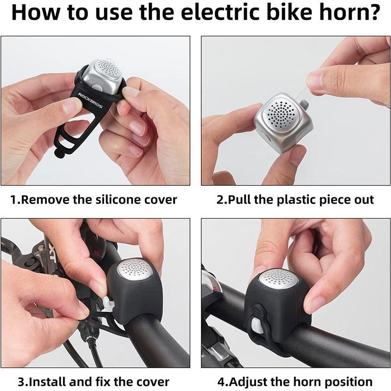 RoyaleGlow Stark Cykelpipa Vattentät 110 dB Ringsignaler Carvallo