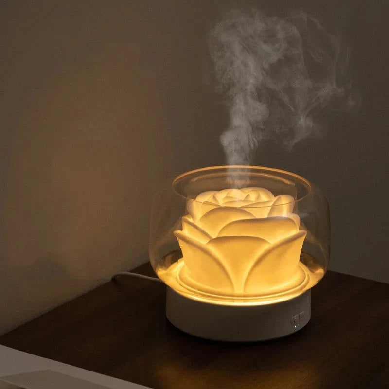 Aromaterapi-luftrenare – Elegant ultraschall-diffuser med LED & doftolje-funktion Carvallo