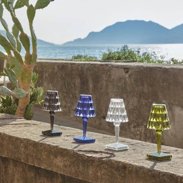 RoyaleGlow Crystal Trådlampa LED | Touch Control & Uppladdningsbar Inomhus/Utebelysning Carvallo