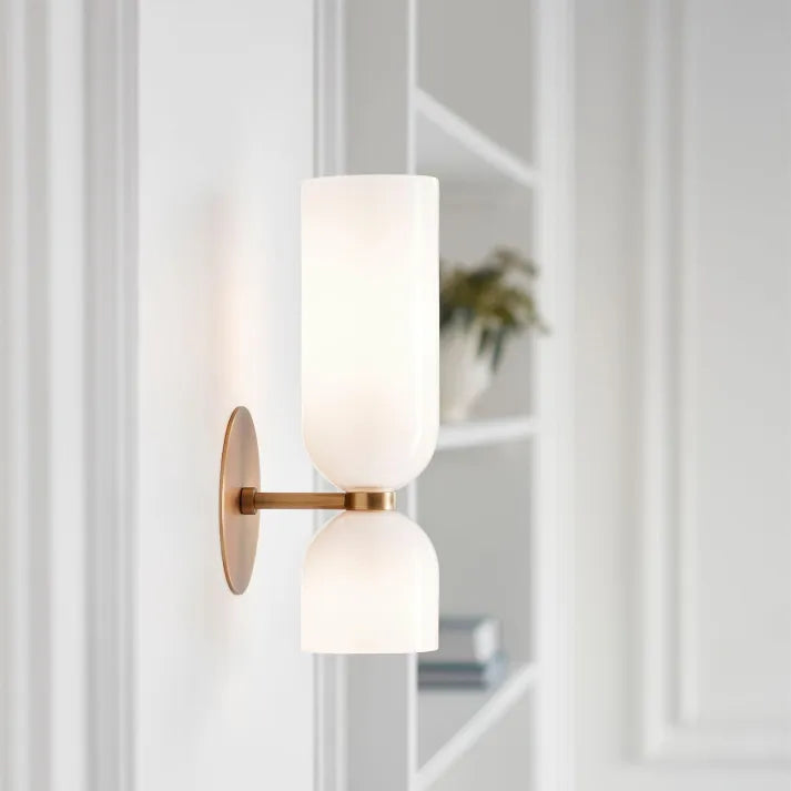 Vägglampa Modern Glas Mässing Väggsconces Carvallo