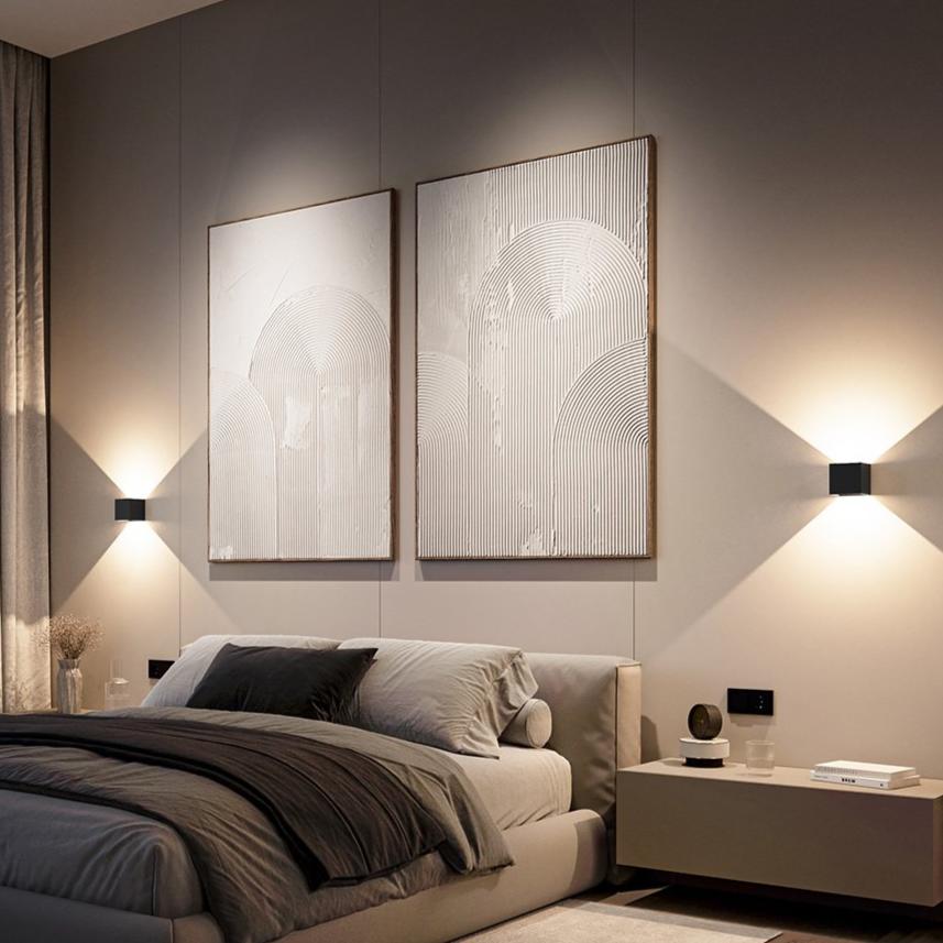 Carvallo – LED Vägglampa med Justerbara Ljusventiler Carvallo