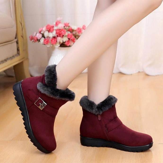 Plysch Snöstövlar för Kvinnor-Shoes for Women-Bellasverige-Hemnix