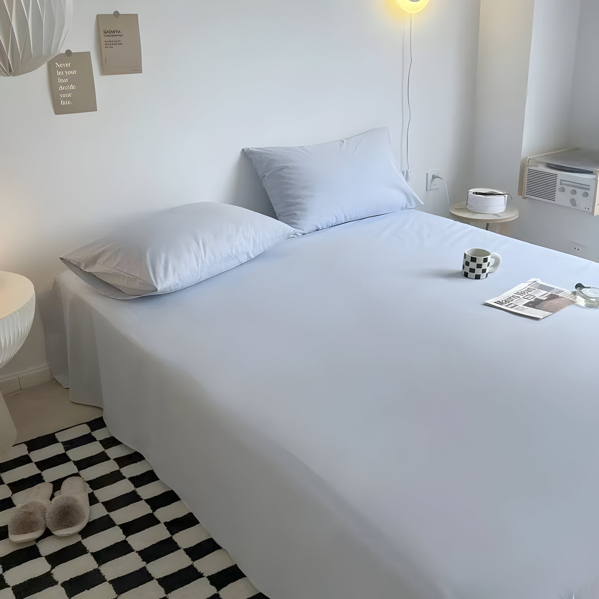 IvoryHaven Bedding - Tvättad bomullsänglakan Carvallo