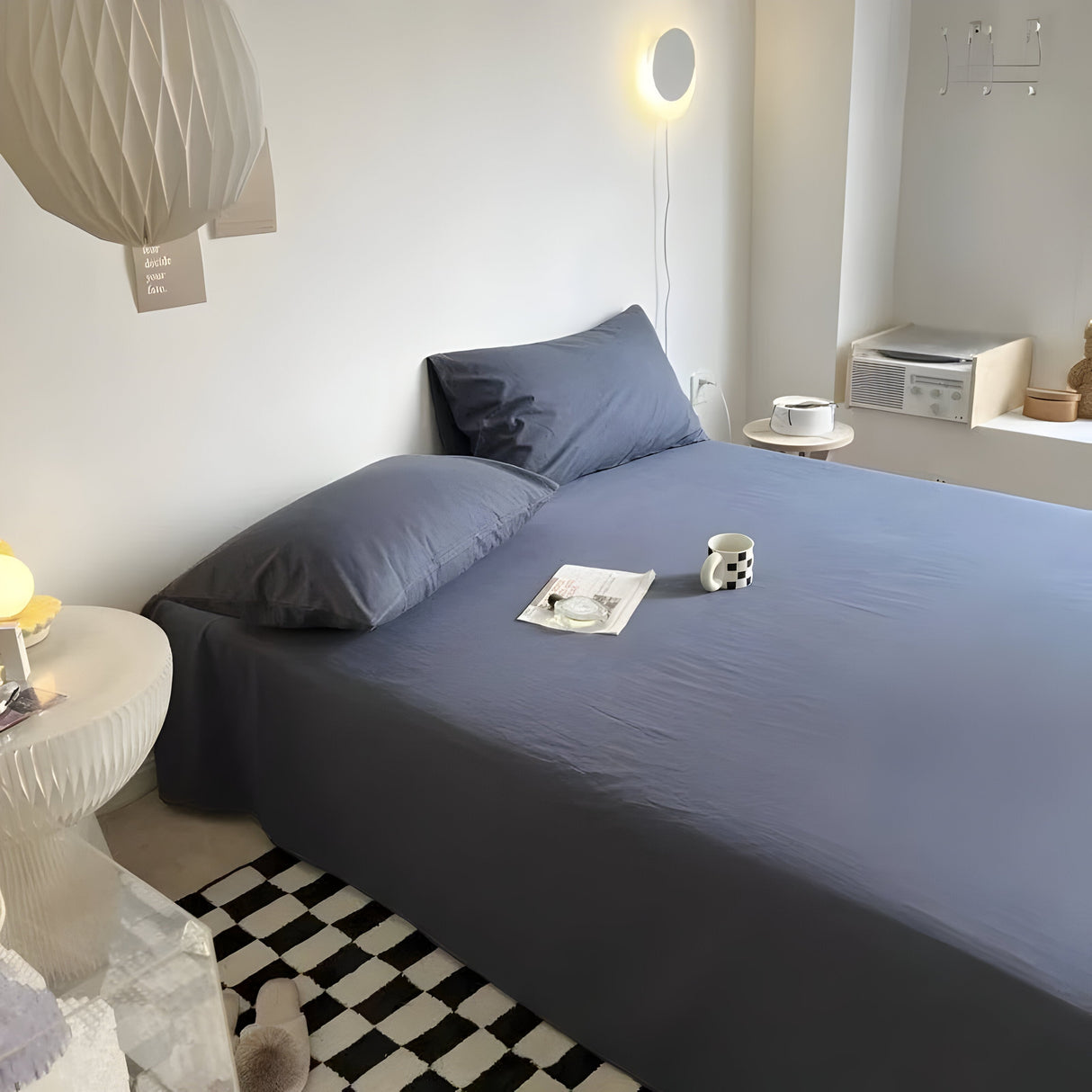 IvoryHaven Bedding - Tvättad bomullsänglakan Carvallo