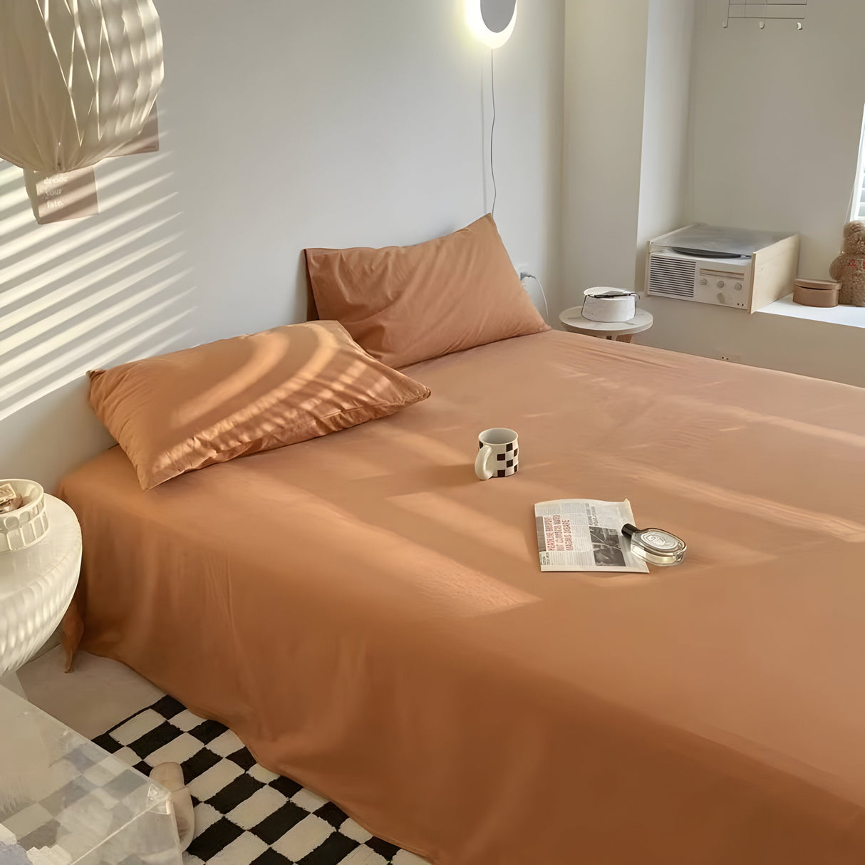 IvoryHaven Bedding - Tvättad bomullsänglakan Carvallo