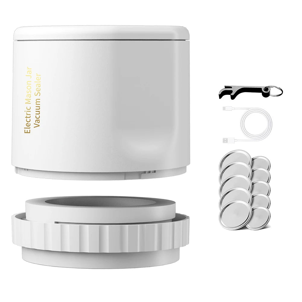 Elektrisk Mason Jar Vakuumförsegling Carvallo