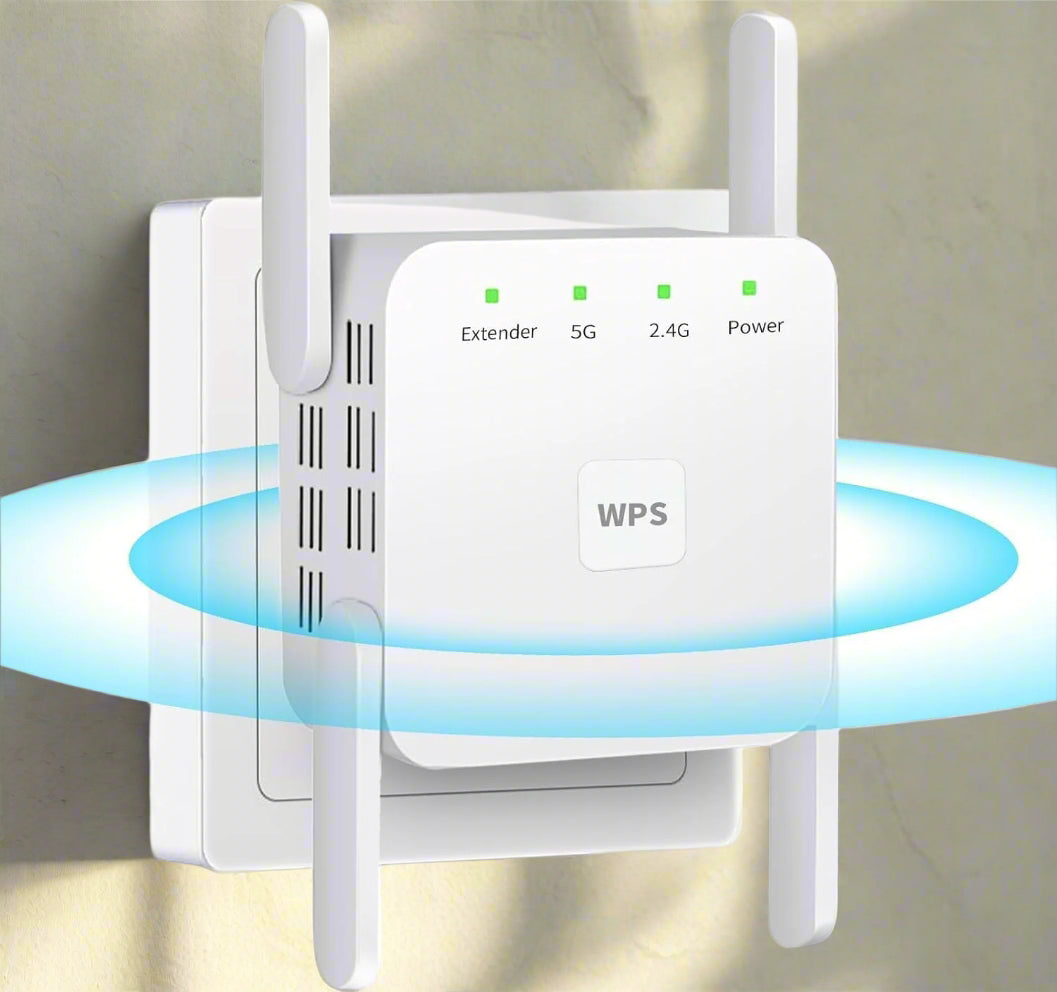 WiFi Booster Dual Band Trådlös Signalförstärkare Carvallo