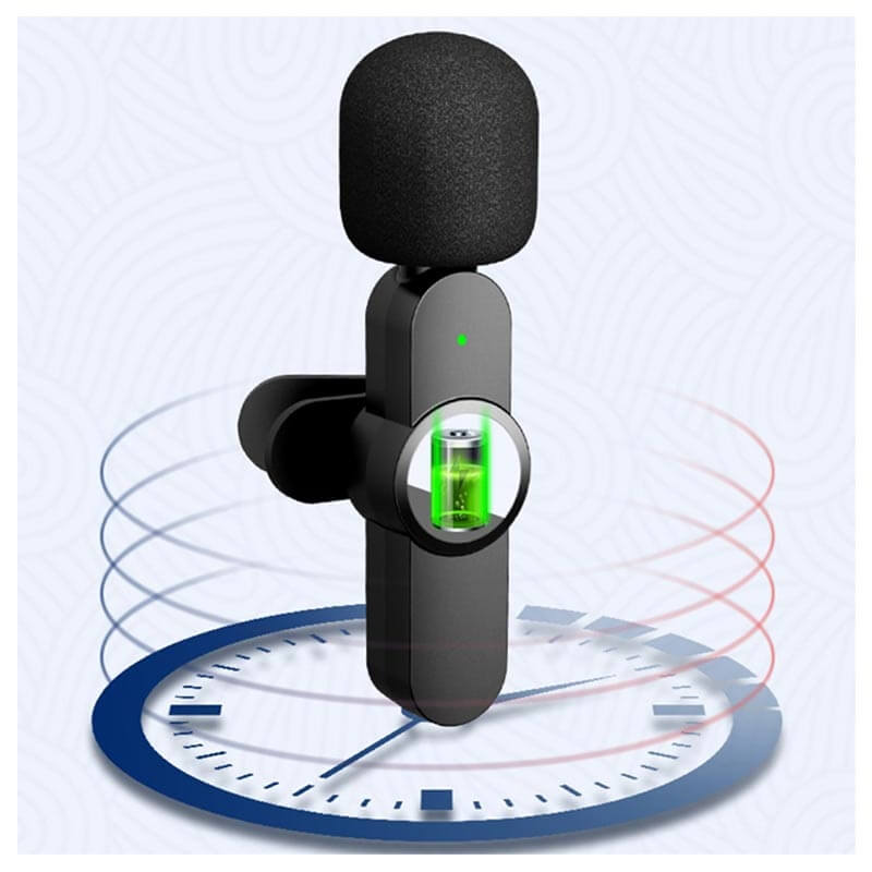 Trådlös Lavalier-minimikrofon-Phone Accessories-Hemnix-Hemnix