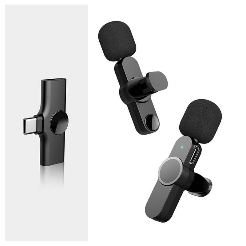 Trådlös Lavalier-minimikrofon-Phone Accessories-Hemnix-Hemnix