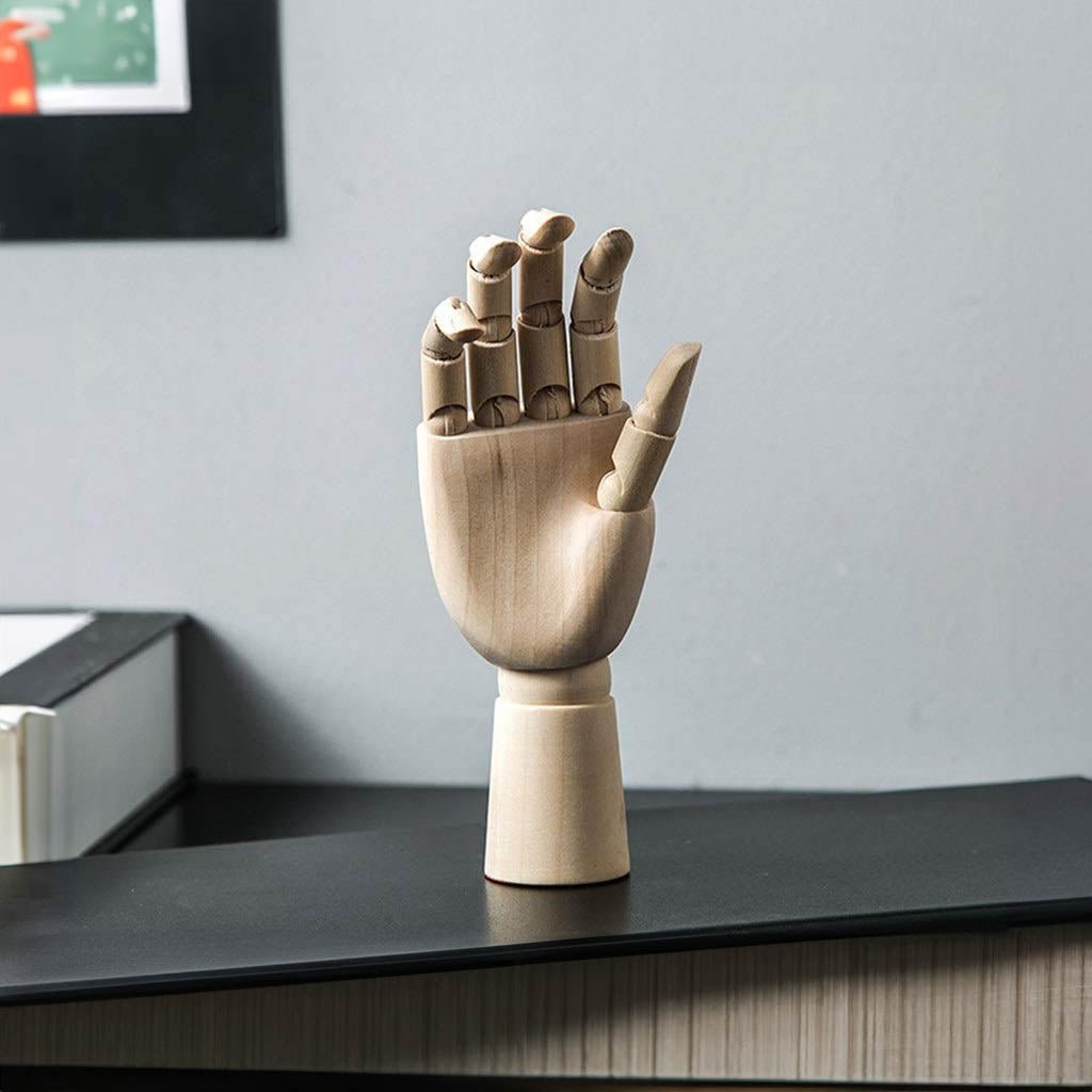 Trä Flyttbart Handmodell 25cm Modern Konst Referens Carvallo