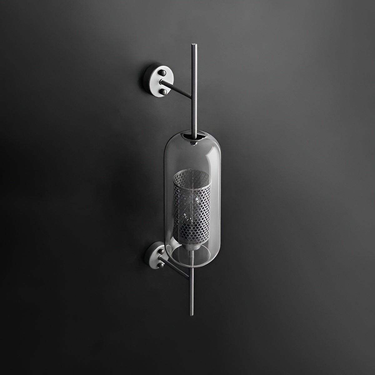 SleekGlass Lampa - Nordisk Elegant Glass Vägglampa för Modern Inredningsdesign Carvallo