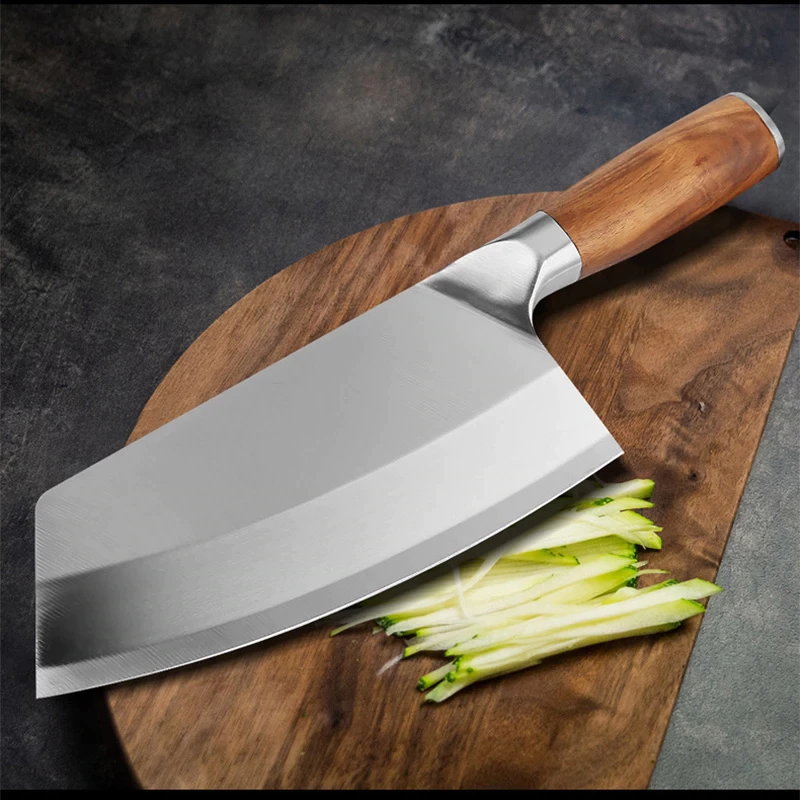 Köttyxa i Rostfritt Stål – Cleaver Kockkniv för Kök & Styckning Hemnix