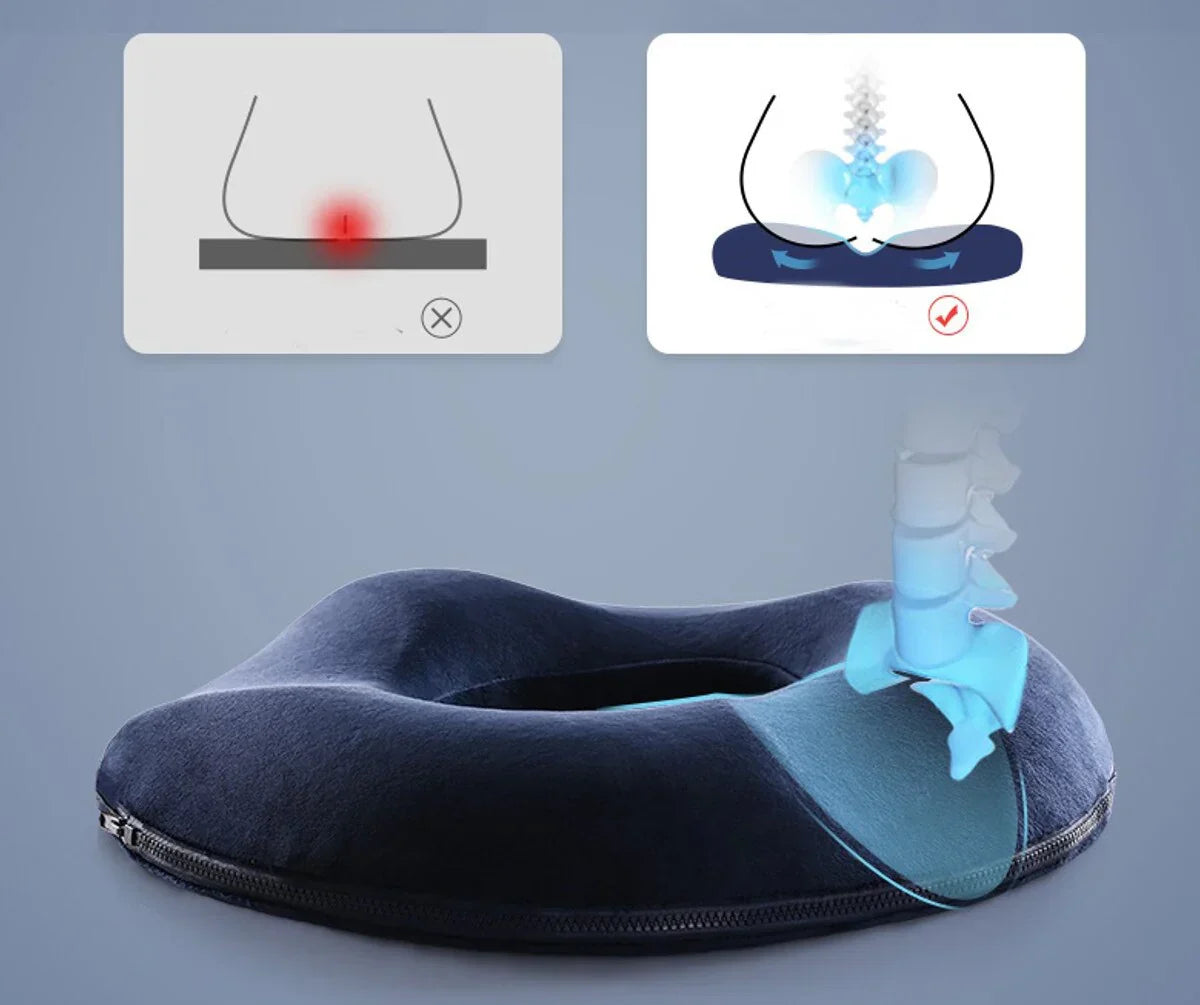 Hemorrojd- och svanskotsont lindringskudde Carvallo