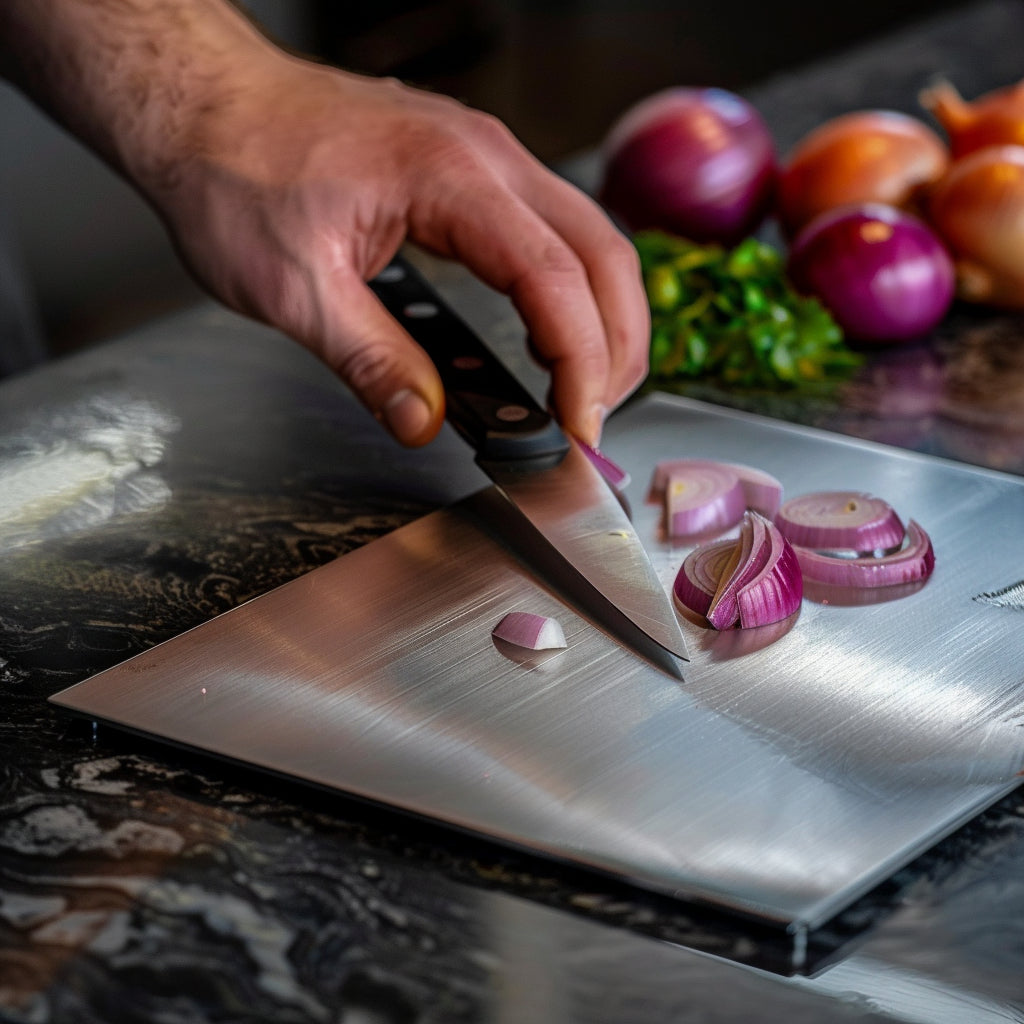 ChefGuard – Premium Antibakteriell Skärbräda i Stål Hemnix