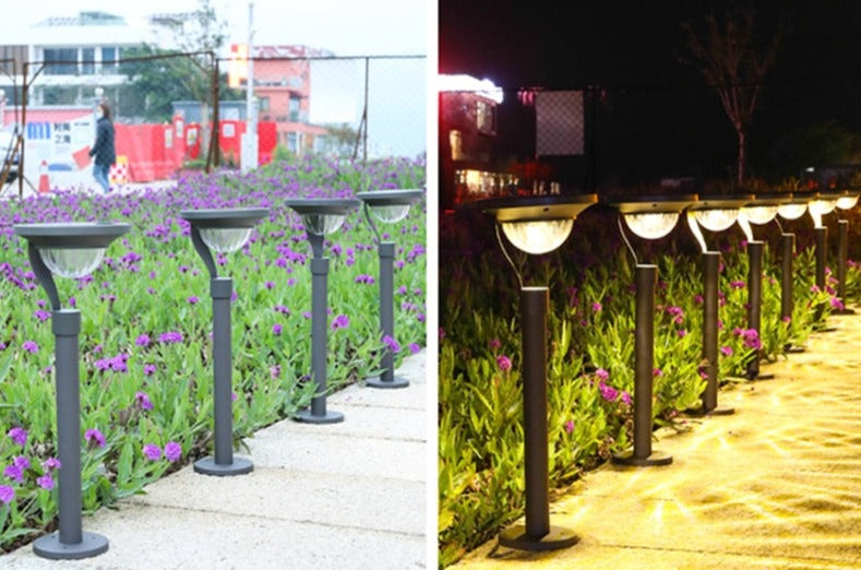 Carvallo Solar Utomhusvägglampa | Intelligent Sensor | Väderbeständig & Energibesparande | Varm- & Kallvit Carvallo