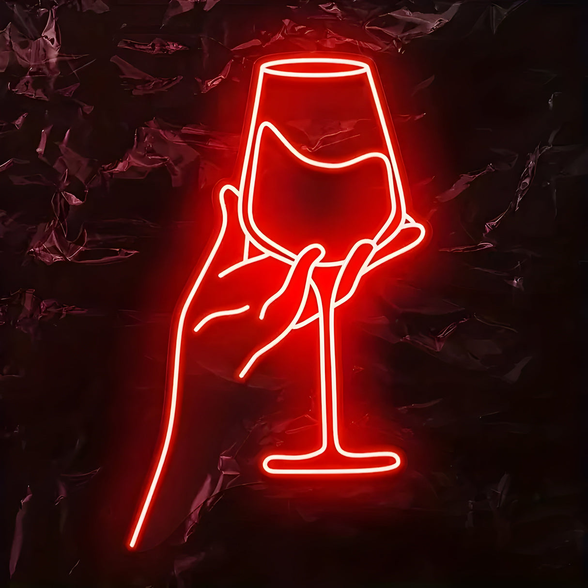 ToastBright Light – Prost! Vin Glas Neon LED Ljus Carvallo