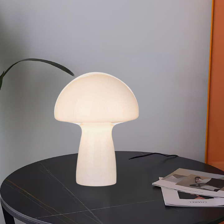 Carvallo – Charmig Bordslampa med Vintage Svampdesign Carvallo
