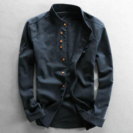 Herrblus Japansk Stil Minimalistisk 100% Bomull Bellasverige