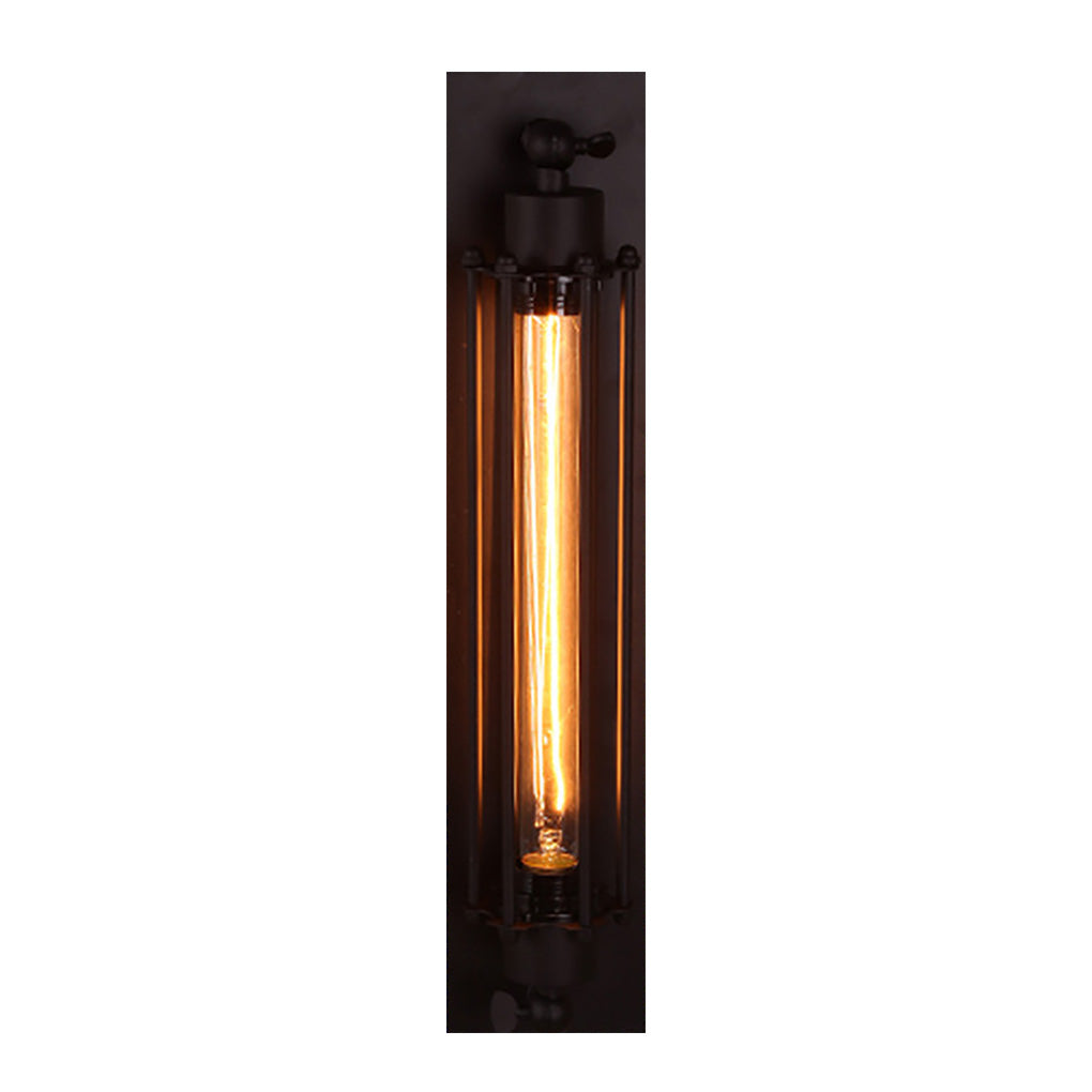 Vägg LED Lampa Vintage Industriell Järn Sconce Carvallo