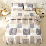 CozyNest Duvet Set - Mysigt & Andningsbart Patchwork-sängklädset Carvallo