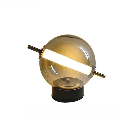 BrightSphere Lampa - Retro-Stil Rund Glaskula Lampa Carvallo