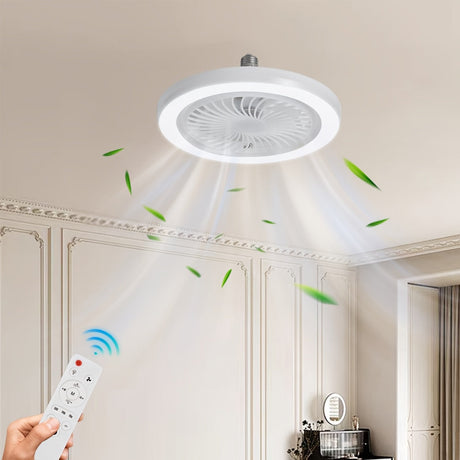 LED Smart Fan Lamp – Dimbar och Tyst Carvallo
