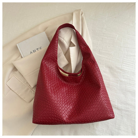 Empress™ Retrovävd Axelväska-Hemnix-Bourgogne-Hemnix